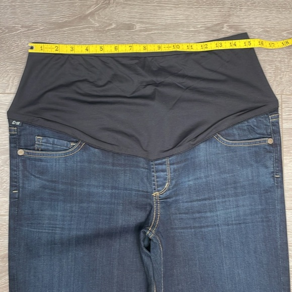Citizens Of Humanity Maternity Jeans Ava Straight Leg Belly Panel Faith 32 - Picture 9 of 16